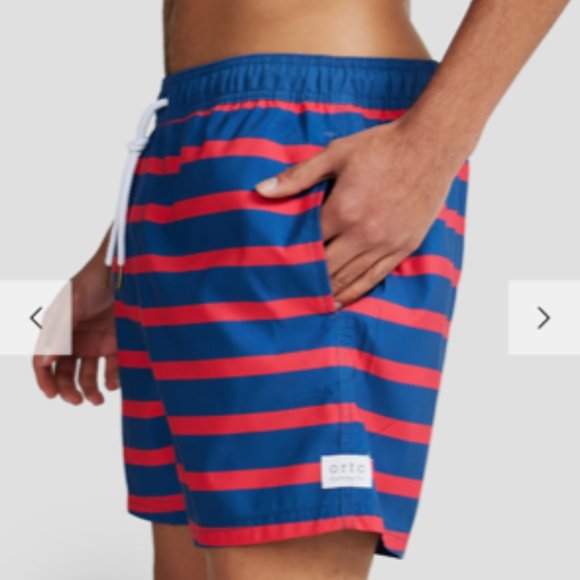 Mens Port Willunga Red Swim Short - Size LARGE - Picture 5 of 7